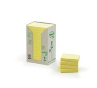 Post-it Notas Recicladas Canary Yellow - Paquete de 24 Blocs, 100 Hojas por Bloc