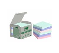 Post-it notas recicladas, paquete de 6 blocs de notas, 100 hojas por b