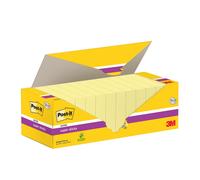 Post-it Super Sticky Notes Canary Yellow, Value Pack of 12 + 12 FREE Pads, 90 Sh