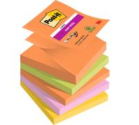 3M Post-it Super Sticky Z-Notes Boost Notas adhesivas 76 x 76 mm (5 unidades)