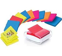 Post-it z-notes - dispensador de notas, 12 bloques, color blanco