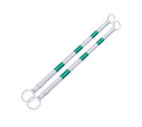 Poste Telescópico De Barrera De Seguridad Con Película Reflectante Conos De Tráfico Retráctiles (paquete 12)(White and green,2Pcs)