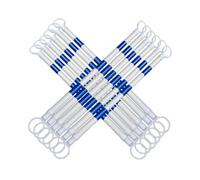Poste Telescópico De Barrera De Seguridad Con Película Reflectante Conos De Tráfico Retráctiles (paquete 12)(White and blue,12Pcs)