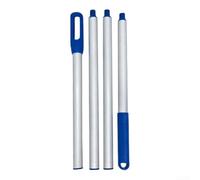 Poste telescópico de piscina, poste de limpieza de piscina de aluminio, poste telescópico ajustable para piscina de 90-160 cm, agarre antideslizante para aspiradora de red de cepillo (4 segundos de