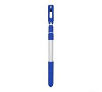 Poste telescópico de piscina, poste de limpieza de piscina de aluminio, poste telescópico ajustable para piscina de 90-160 cm, agarre antideslizante para aspiradora de red de cepillo (3 segundos sin