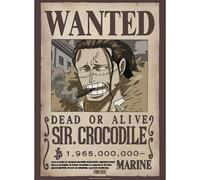 Poster Chibi Abystyle One Piece Modelo Wanted Crocodile Wano
