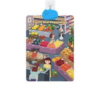 Póster Da Parete - Tavola Sonora Parlante Inglese | Póster Interattivo Per Apprendimento Prescolare | Ideal Por Bambini, Insegnanti, Home School, Asilo, Casa, Sala Giochi