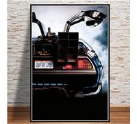 Póster De Película De Regreso Al Futuro, Impresiones De Carteles De Automóviles Geniales, Cuadros De Arte De Pared Vintage, Pintura En Lienzo, para Decoración De Sala De Estar_50X70Cm