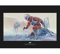 Póster de Star Wars Classic RMQ Hoth Battle Pilot - Tamaño: 70 x 50 cm - Comar - Póster de pared (sin marco)