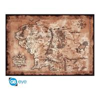 Poster El Señor de los Anillos, Mapa 91,5 x 61 cm, 170 g/m2