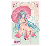 Poster Hatsune Miku Sakura Kimono, 91,5 x 61 cm