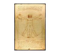 Poster hombre de vitruvio