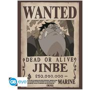 Poster One Piece, Wanted Jinbe 52 x 38 cm, 170 g/m2