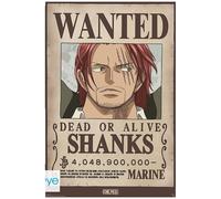 Poster One Piece Wanted Shanks Wano, 91,5 x 61 cm