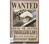 Poster One Piece Wanted Trafalgar Law Wano, 91,5 x 61 cm