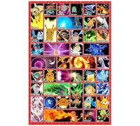 Poster Pokémon Ataques, 91,5 x 61 cm