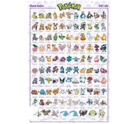 Poster Pokémon Sinnoh, 91,5 x 61 cm