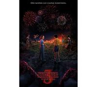 Póster Stranger Things One Summer, sin laminado, multicolor, 61x91,5 cm