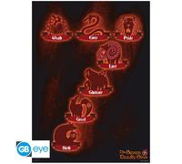 Poster The Seven Deadly Sins, 7 Sins, 52 x 38 cm, 170 g/m2