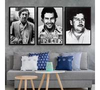 Póster y Cuadros Retro Vintage del Personaje Legendario Pablo Escobar, Arte de Pared en Lienzo, Decoración del Hogar, картины plakat 18
