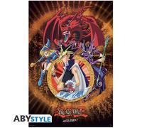 Poster Yu-Gi-Oh! Yugi, Slifer y Mago, 91,5 x 61 cm, 170 g/m2