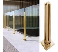 Postes de barandilla de Vidrio - Kit de barandilla de Vidrio Duradera - Sistema de barandilla Elegante para Interiores y Exteriores, diseño Moderno, fácil instalación, hogar