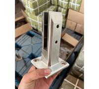 Postes de Cerca de Vidrio 304 Soporte de Abrazadera de Poste de barandilla de Espiga de Vidrio de Acero Inoxidable para Cerca de Piscina Jardín Terraza Balcón Escalera Pasamanos Abrazadera d