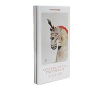 POTENTATE x Jingwen - Juego de 2 cuadernos de acuarela de marca compartida, 300 g/m², papel 100% algodón (prensa en frío y prensa en caliente), cuaderno de bocetos de viaje de edición limitada para