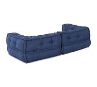 Pouf Modular vidaXL Índigo 140x70x36 Tela
