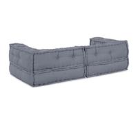 Pouffe Modular vidaXL Gris 140x70x36 Tela