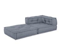 Pouffe Modular vidaXL Gris 70x70x54 Tela