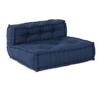 Pouffe modular vidaXL índigo 70x70x54 tela