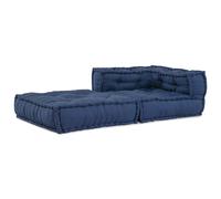 Pouffe Modular vidaXL Índigo 70x70x54 Tela