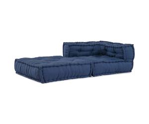 Pouffe Modular vidaXL Índigo 70x70x54 Tela