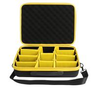 Powarobor Caja de almacenamiento para batería de DeWalt de 18 V y cargador, accesorios y herramientas, soporta 18 V, 5,0 Ah, 6 Ah, 2,0 Ah, 4,0 Ah y 12,0 Ah cargador de baterías (solo funda)