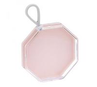 Powder puff storage box, portable organizer, 5 pcs transparent plastic containers