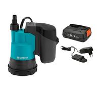 Power for All 18V Bomba de aguas limpias de batería P4A READY (18 V, 1 batería, Capacidad de bombeo máx.: 2.000 l/h)