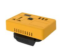 Power Inverter, Battery Station Generator, 4.92x3.15x2.36 Inches 21v to 220v Compact Design Portable Charger, Energy Storage Pack for Home, Phone, Electric Backup, Travel, Outdoor