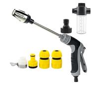 Power Pressure Washer, Garden Hose Connector Sprayer, Multifunctional Nozzle, High-Pressure Cleaning Tool for Driveway, Garaje, Garden, Outdoor Environments, 14.17 pulgadas