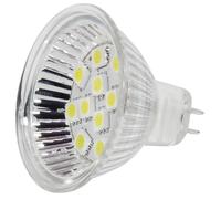 Power smd led ø 50 mm x 45 mm, 12 v, 3 w, 200 lm, gu5.3 socket en