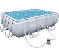Bestway 8321299 Piscina Rectangular con Depuradora 282x196x84 cm.
