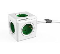 PowerCube Extended 4 tomas (Verde) - Regleta con cable