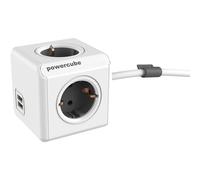 Powercube Plug Extended Usb 1.5M Grey 1406Gy/Deeupc