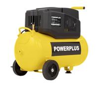 Powerplus Compresor sin aceite 1200 W 24 L