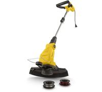 Powerplus Cortadora de césped 450 W con cabezal inclinable y pértiga telescópica