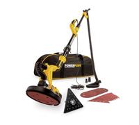 PowerPlus Lijadora para paneles de yeso 2-in-1 telescópico POWX0477-710W - 12 acc.Combi