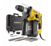 Powerplus Martillo percutor POWX1197-1500W de martillo funciona hasta 4000bpm