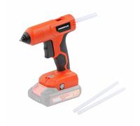 Powerplus Pistola de pegamento caliente POWDP7052 - Pistola de pegamento caliente 20 V - no incluye batería y cargador - 3 Acc.