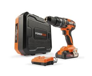 Powerplus POWDP15210 Set impacto drill + batería 20V + cargador