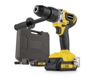 Powerplus Taladro atornillador de impacto POWX00530 - sin escobillas 20 V 120 Nm - Incluye 2 pilas 20 V 2,0 Ah y cargador